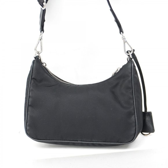 Prada Shoulder Bag Nylon Black Women's P1045439 - Picture 10 of 10